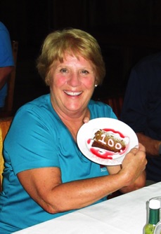 Paula's 100th Dive!
